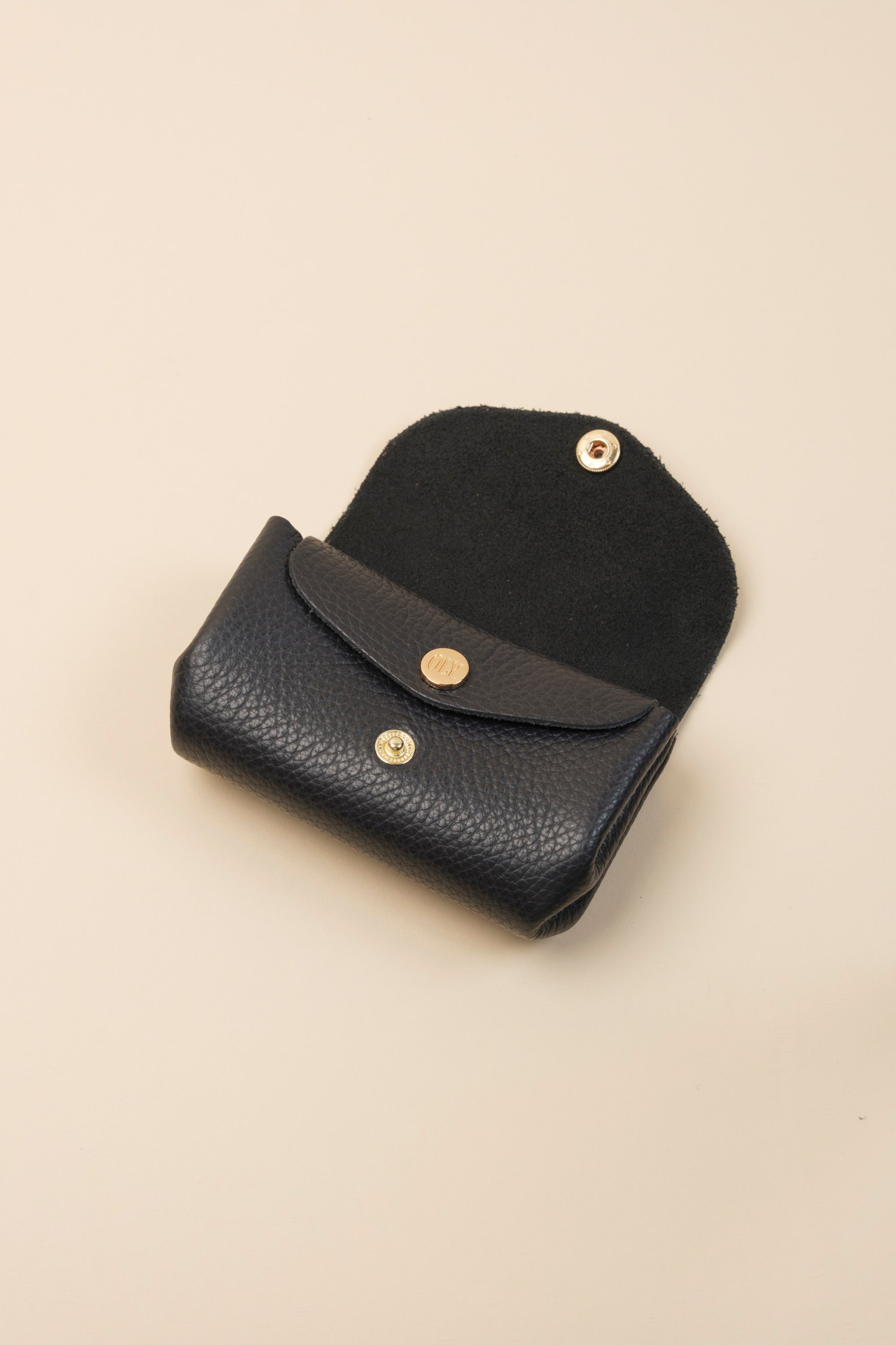 Dodu Cuir Bleu Nuit Grainé