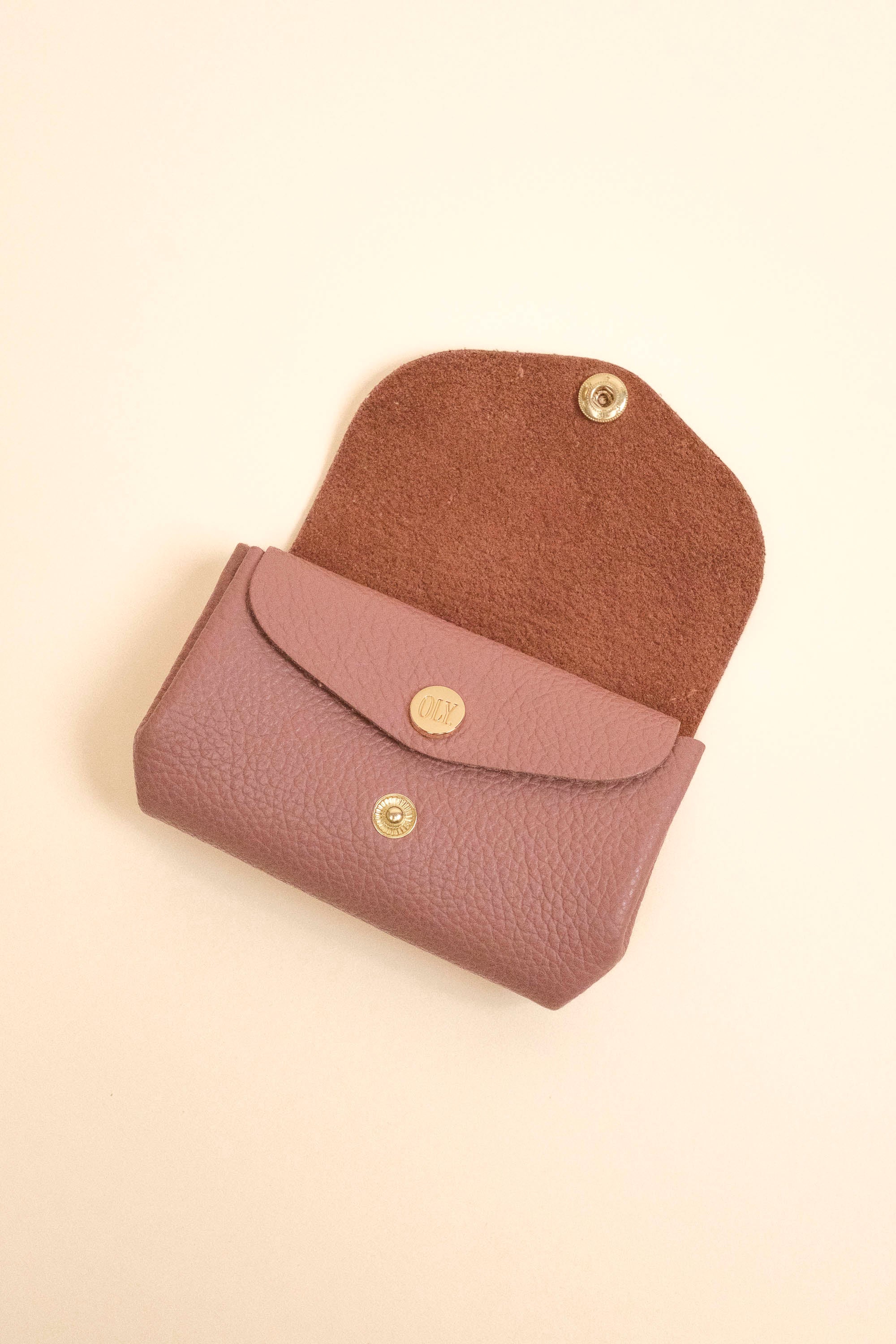 Dodu Cuir Grainé Bois de Rose