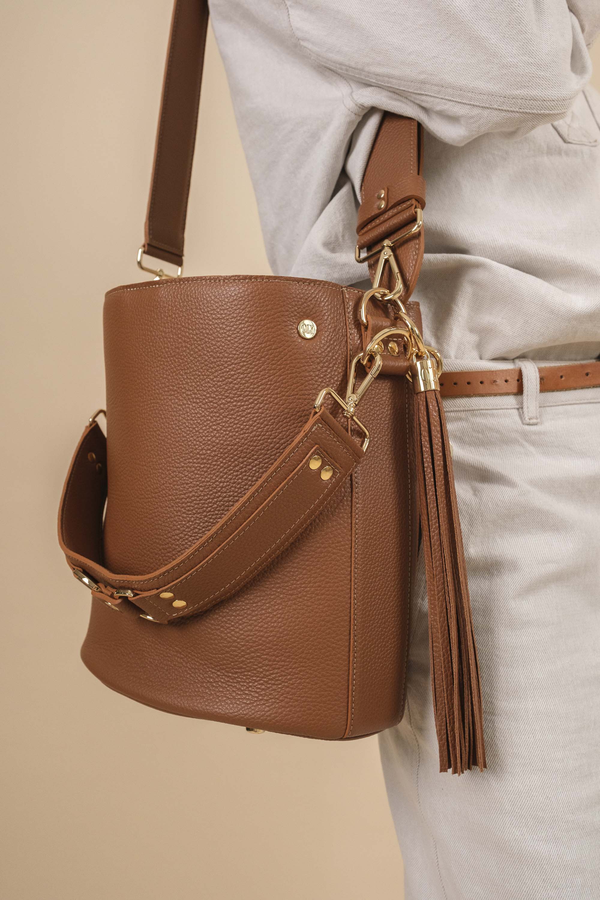 BigLove Cuir Caramel Grainé