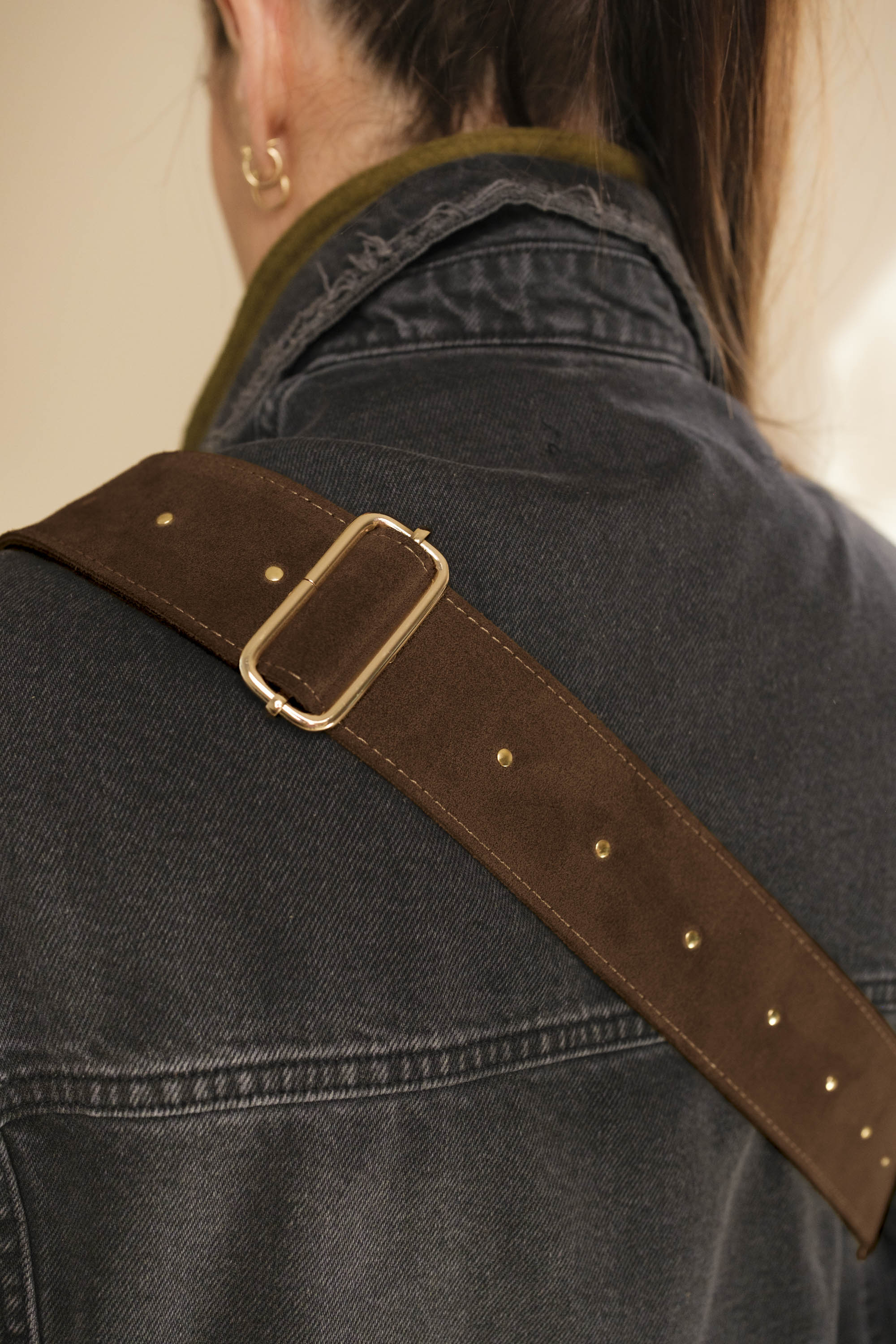 Banane Calamity Cuir Daim Choco