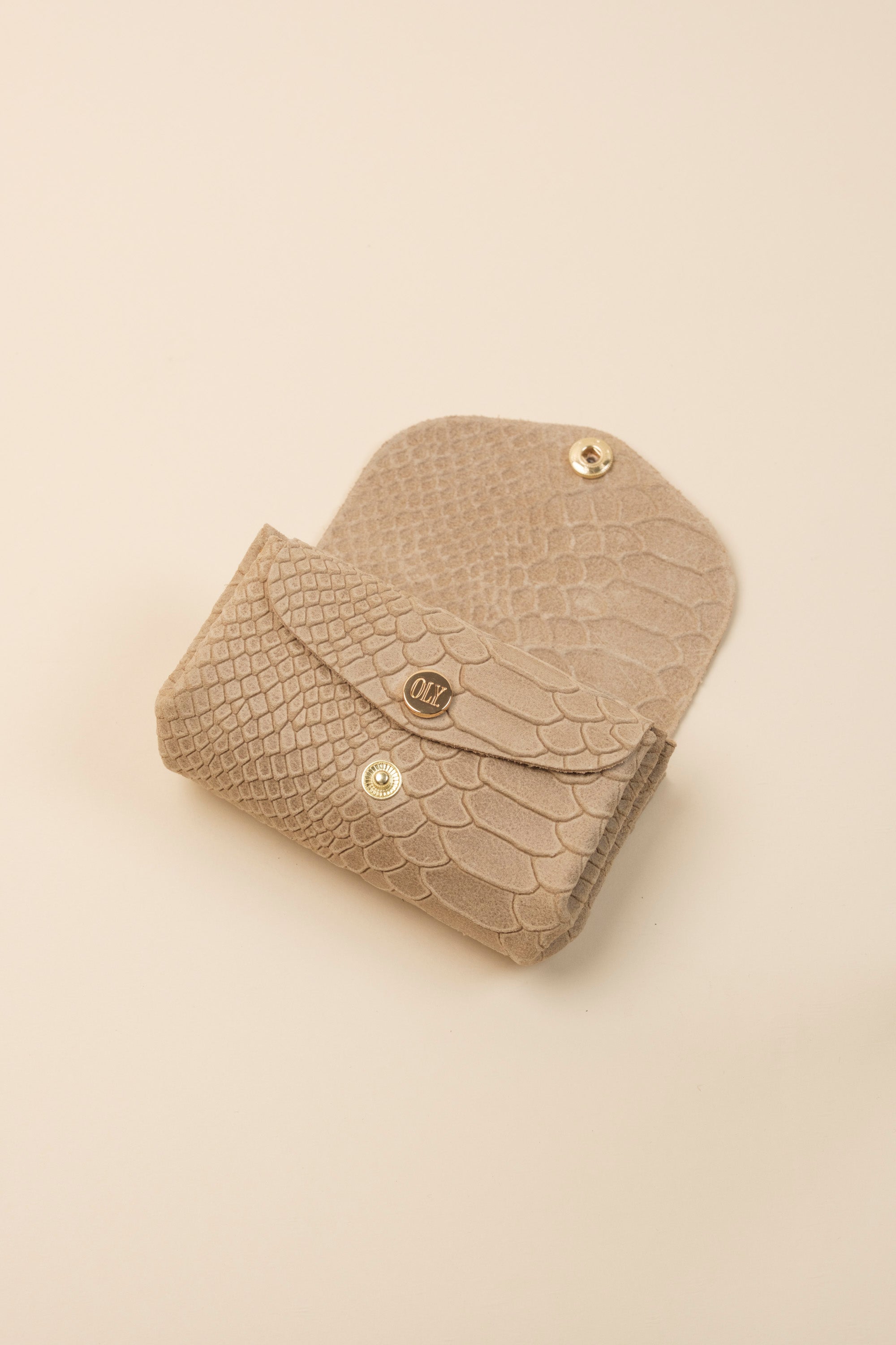 Dodu Cuir Croco Daim Cappuccino