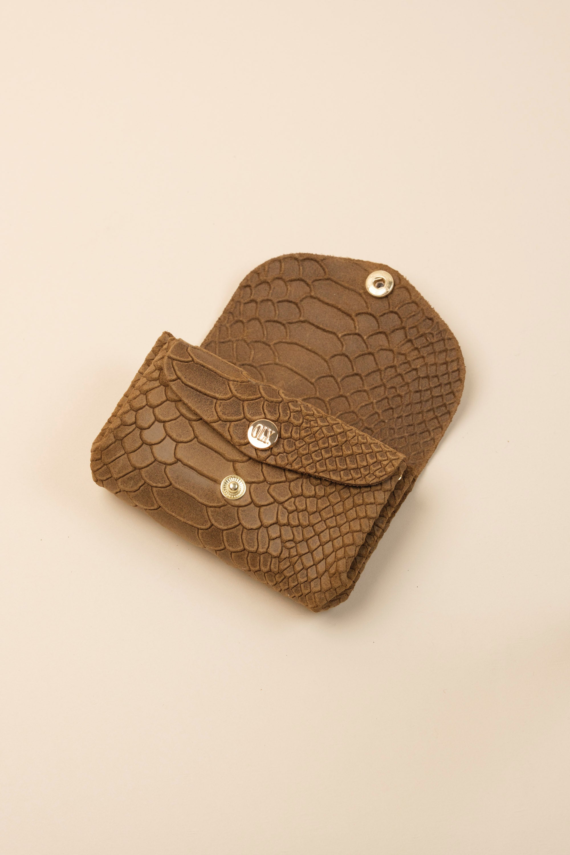 Dodu Cuir Croco Havane