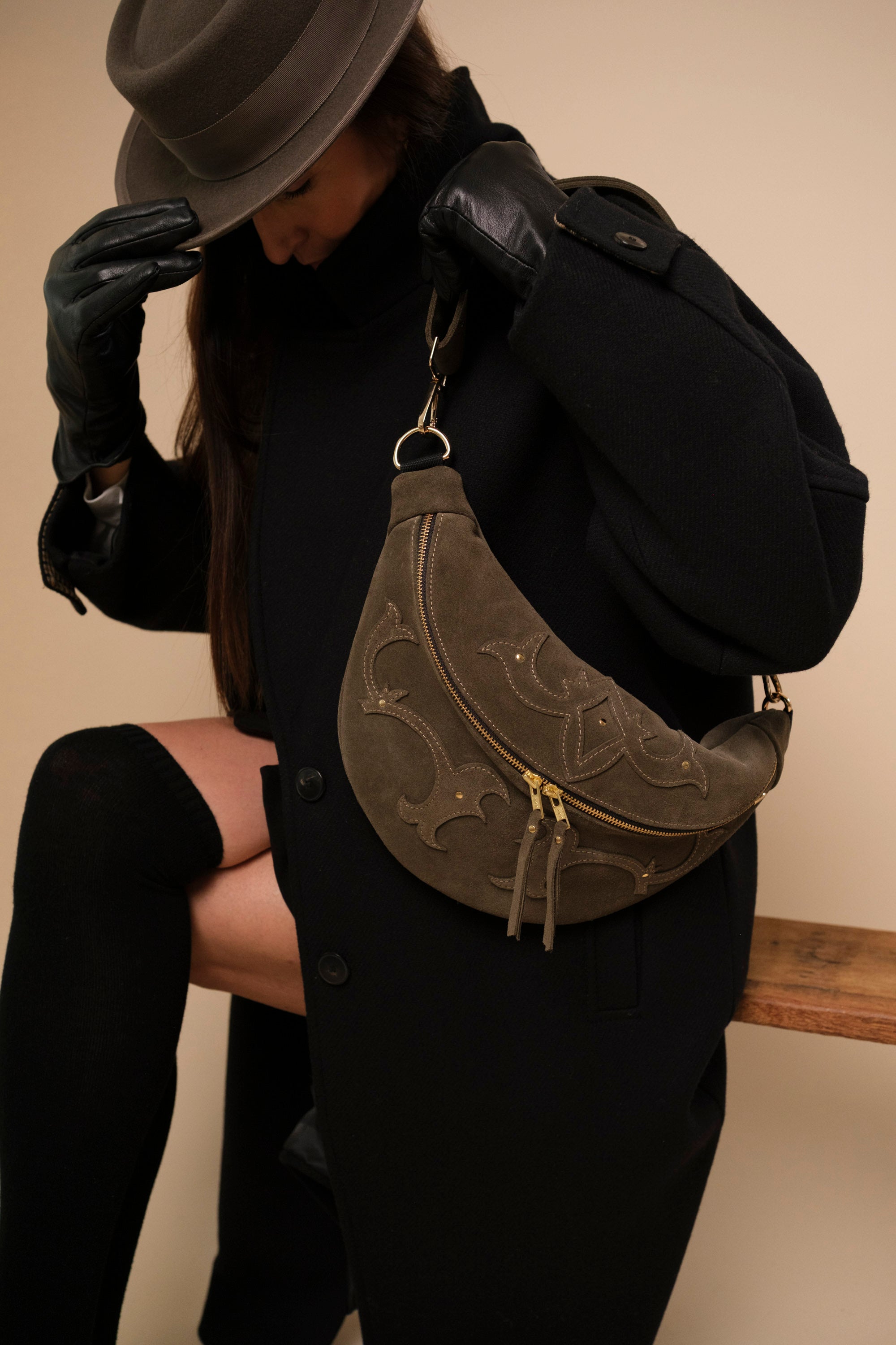 Banane Calamity Cuir Daim Musk