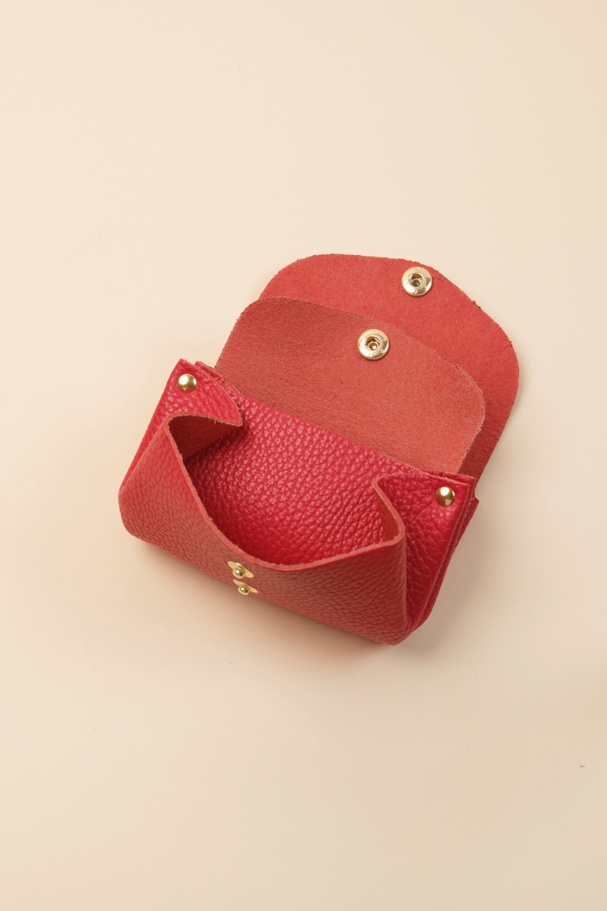Dodu Cuir Rouge Grainé