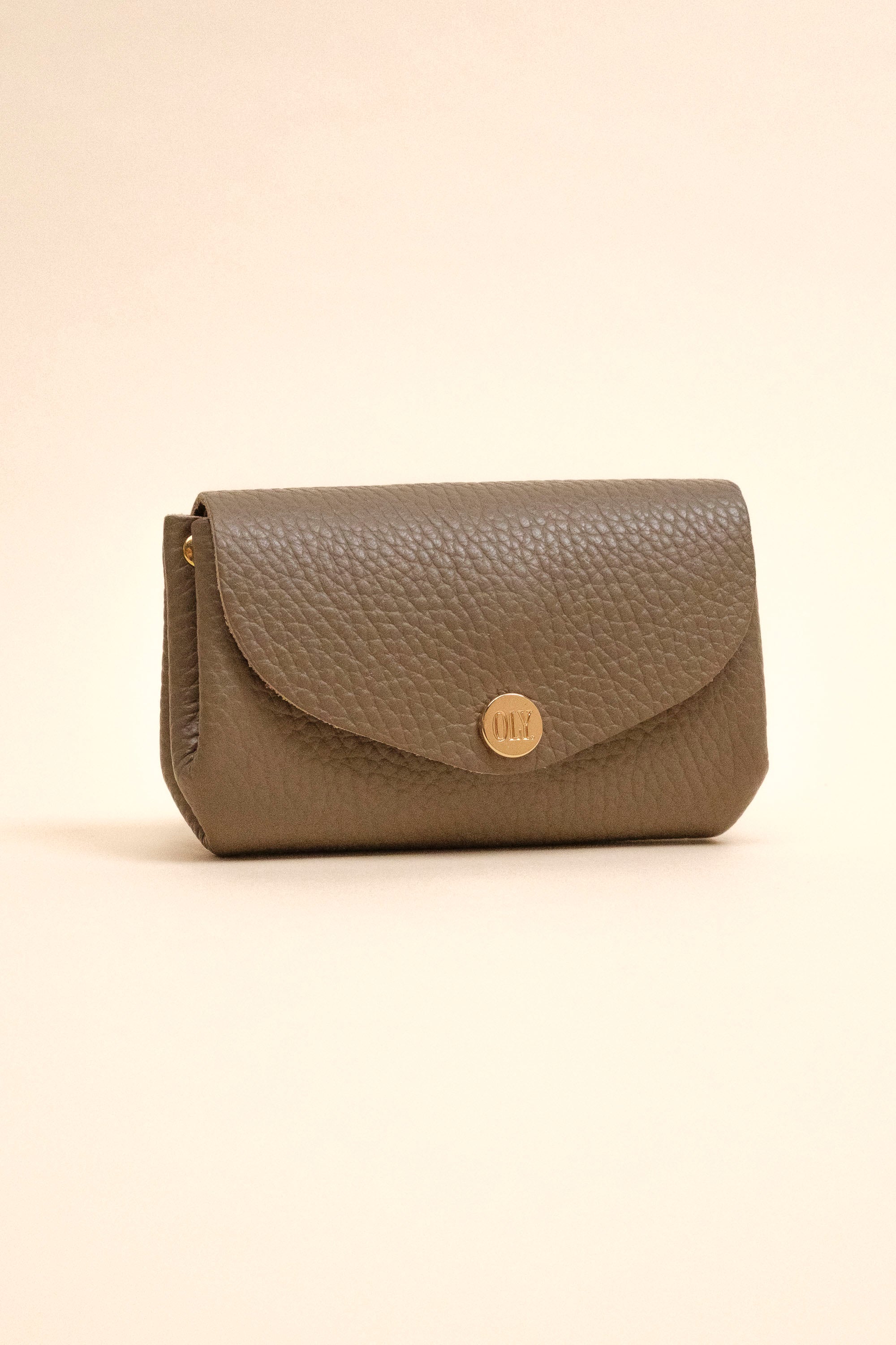 Dodu Cuir Grainé Taupe