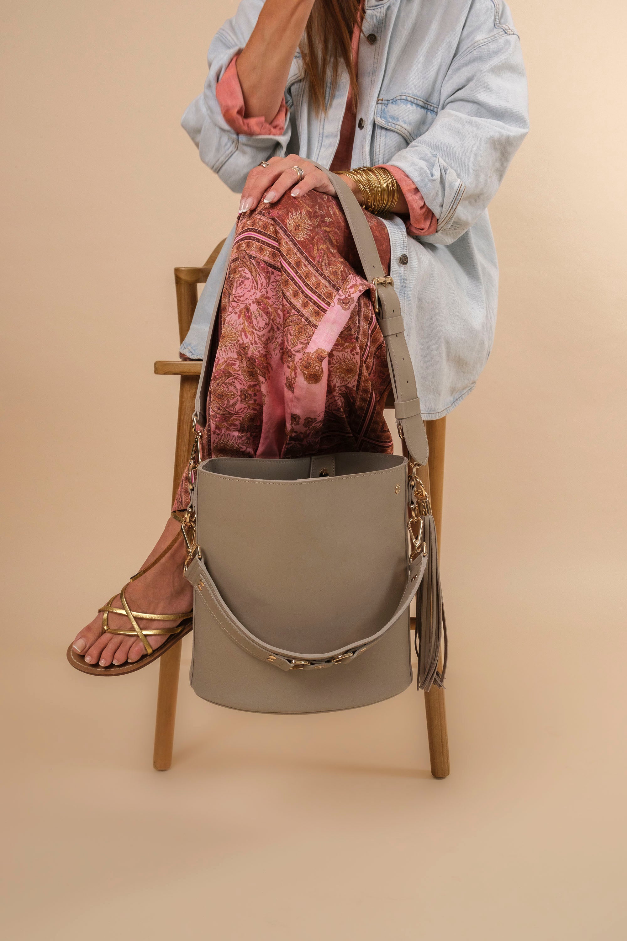 BigLove Cuir Tourterelle
