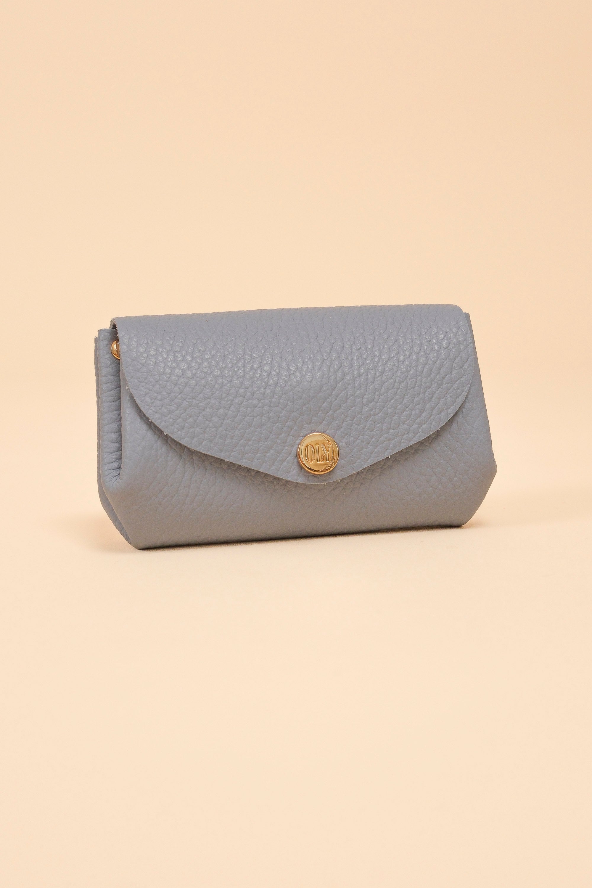 Dodu Cuir Bleu Ciel Grainé