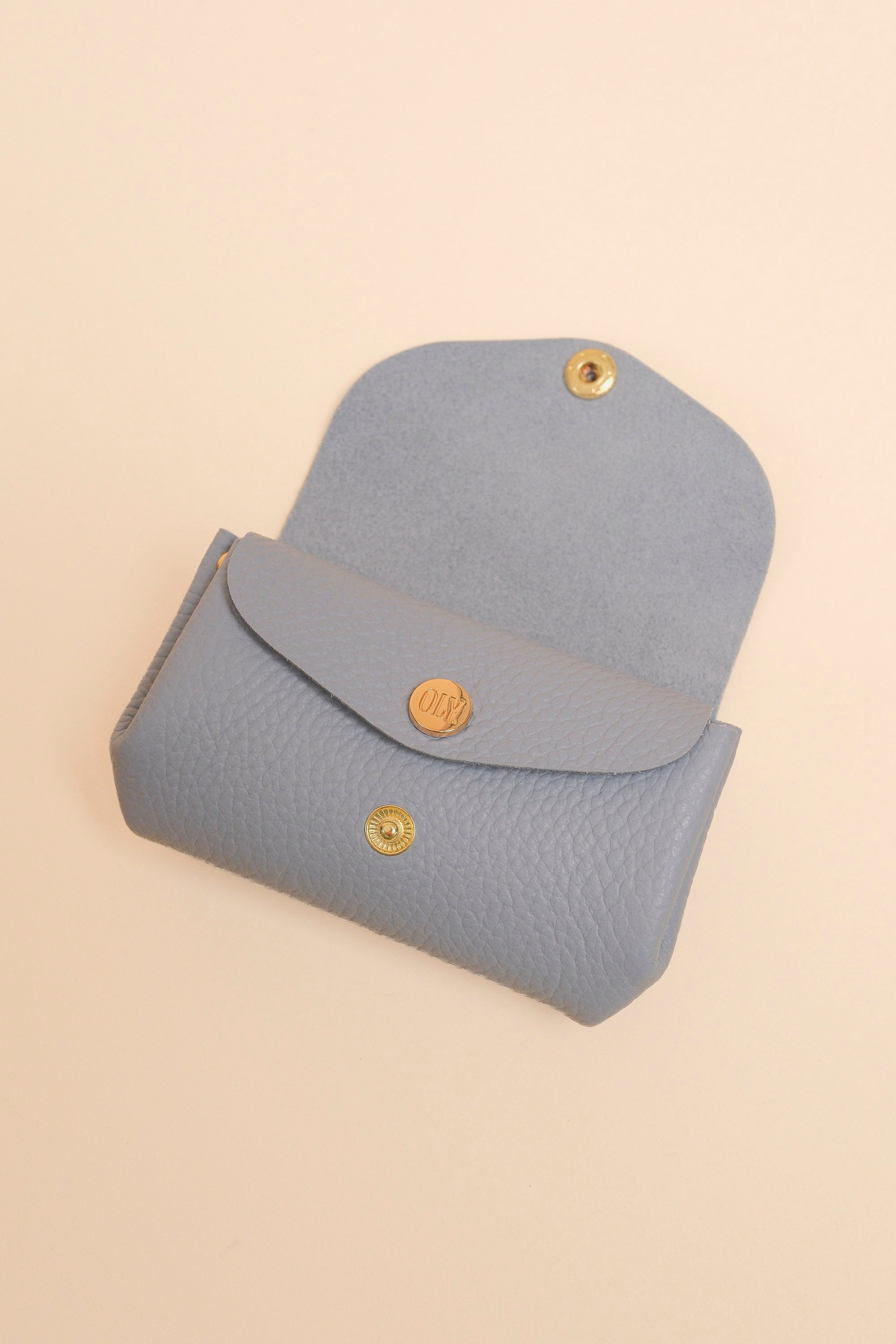 Dodu Cuir Bleu Ciel Grainé