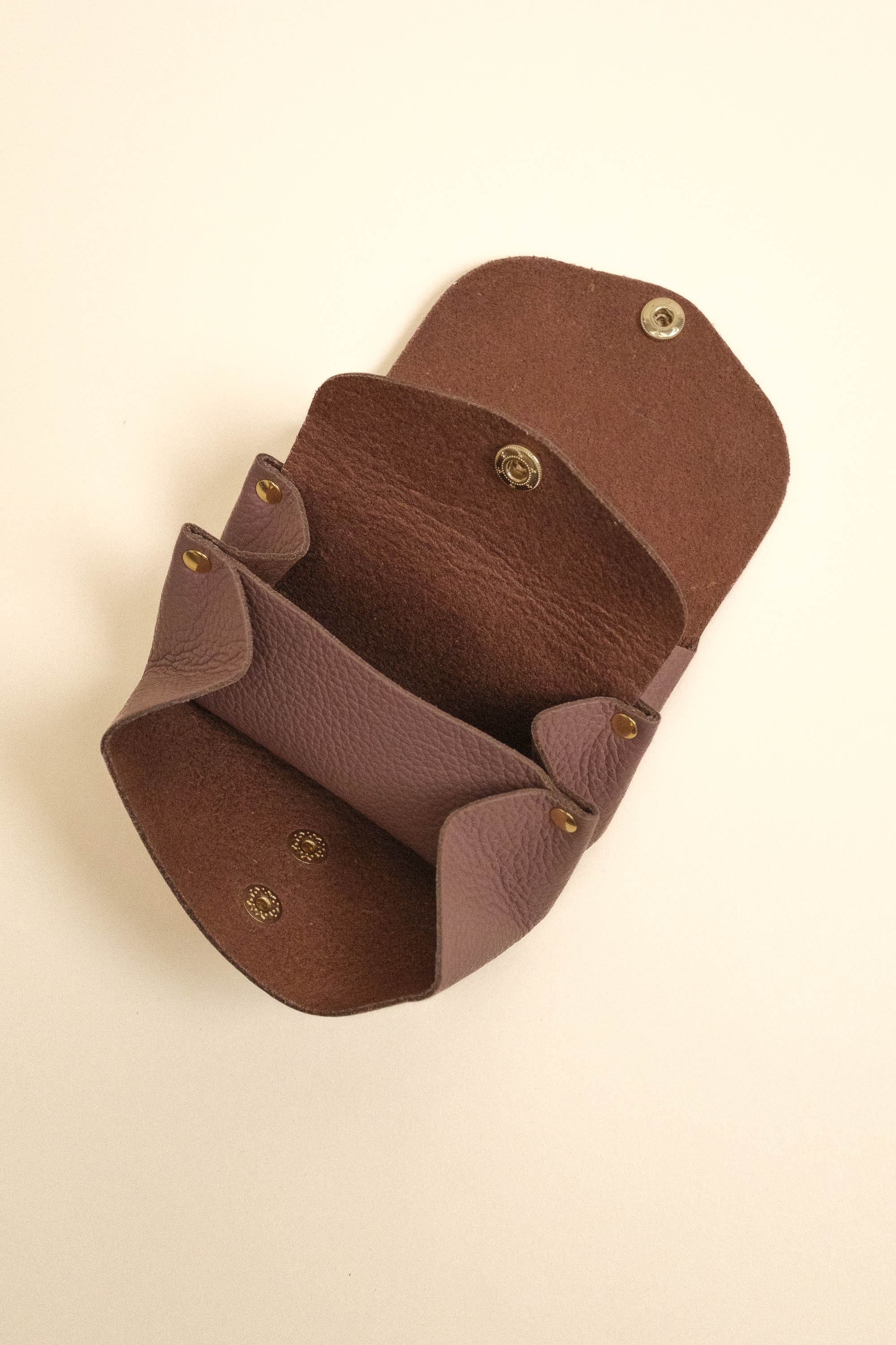 Dodu Cuir Grainé Bois de Rose