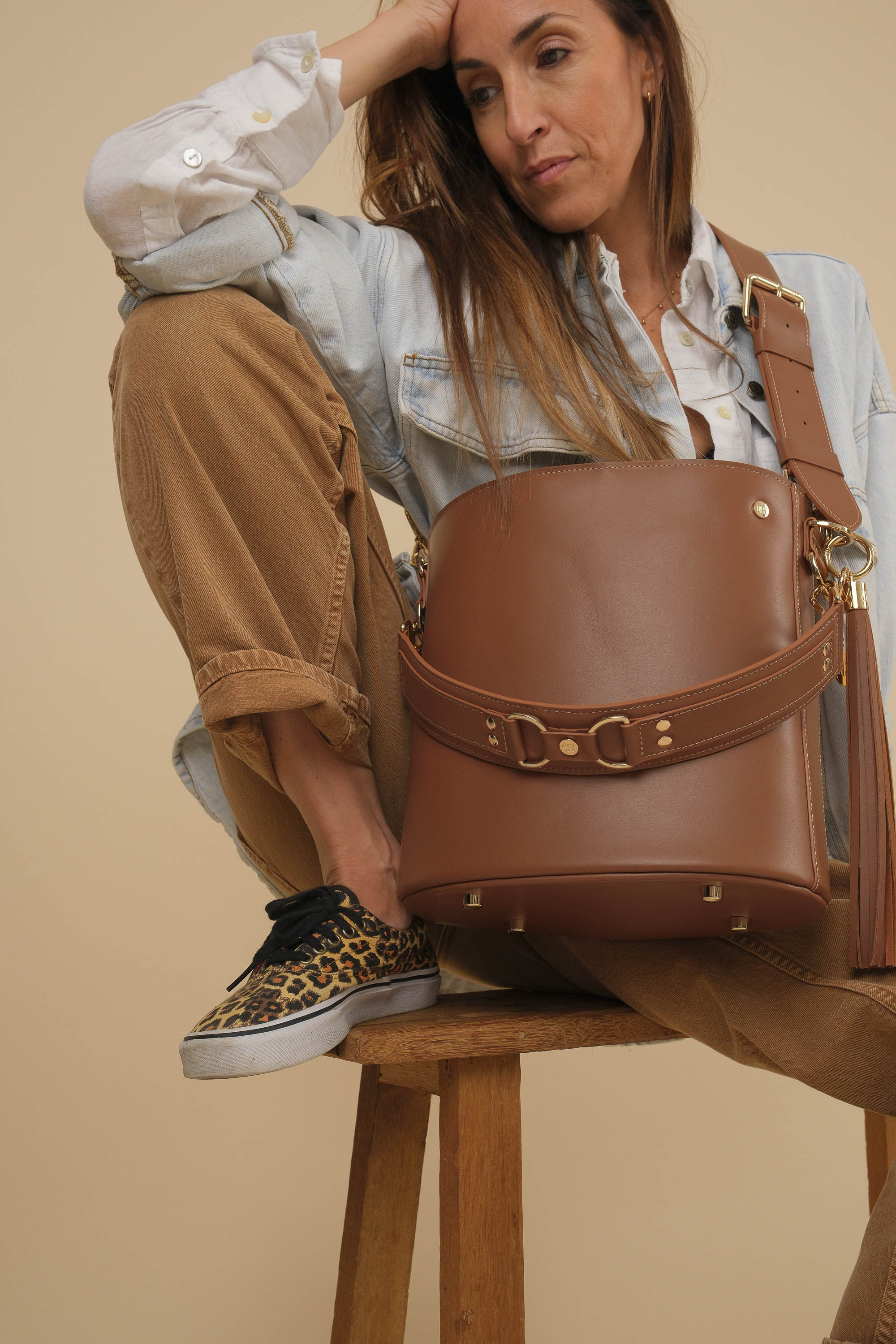 BigLove Cuir Nappa Caramel