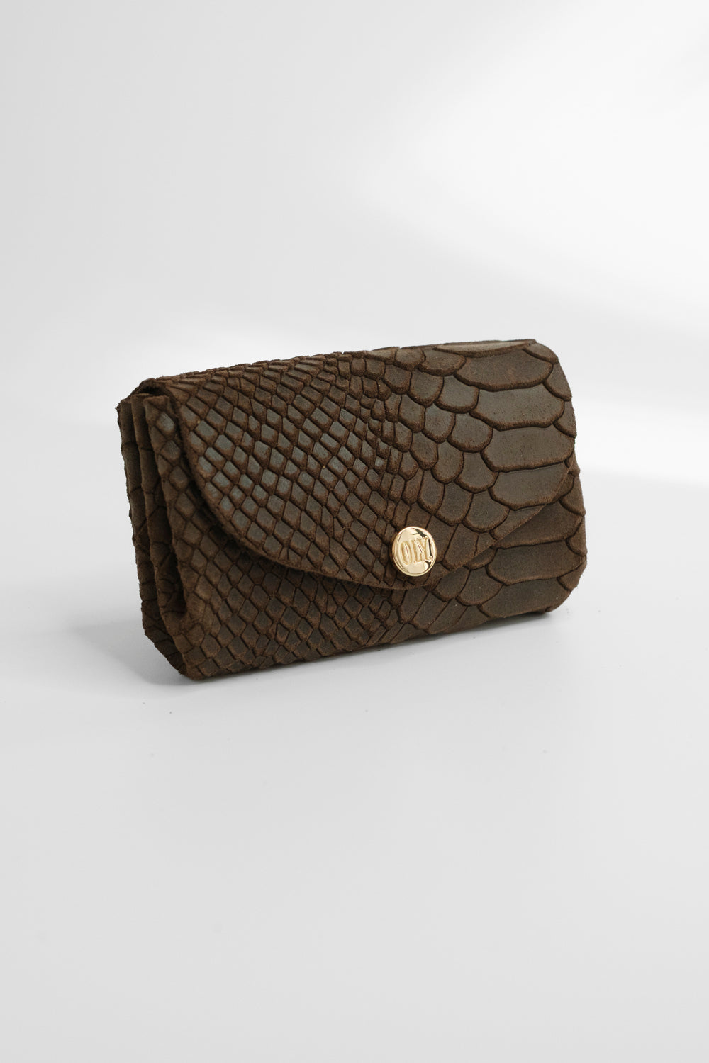 Dodu Cuir Embossé Croco Choco
