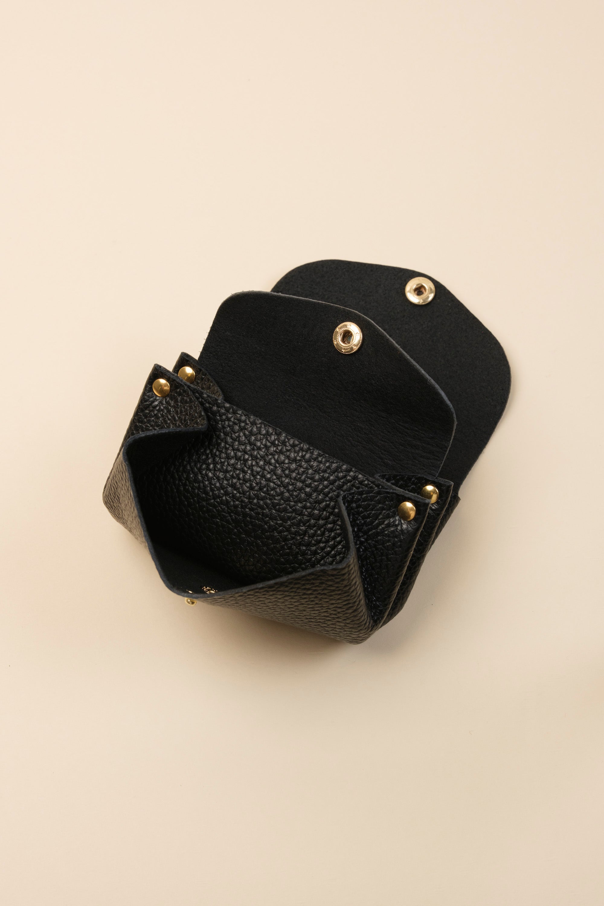 Dodu Cuir Noir Grainé