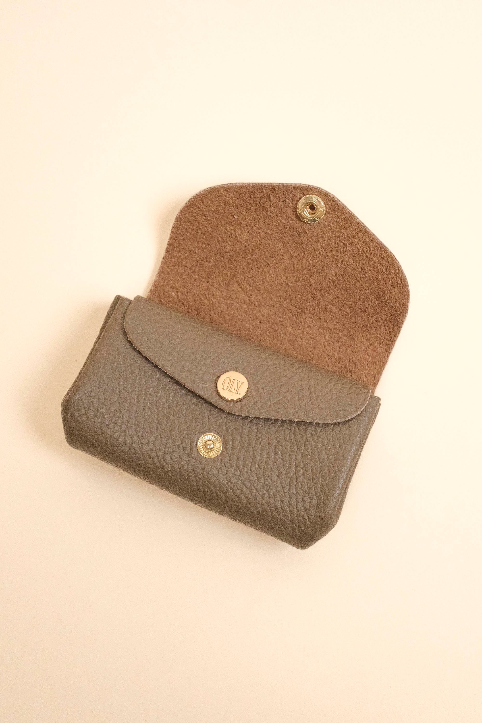 Dodu Cuir Grainé Taupe