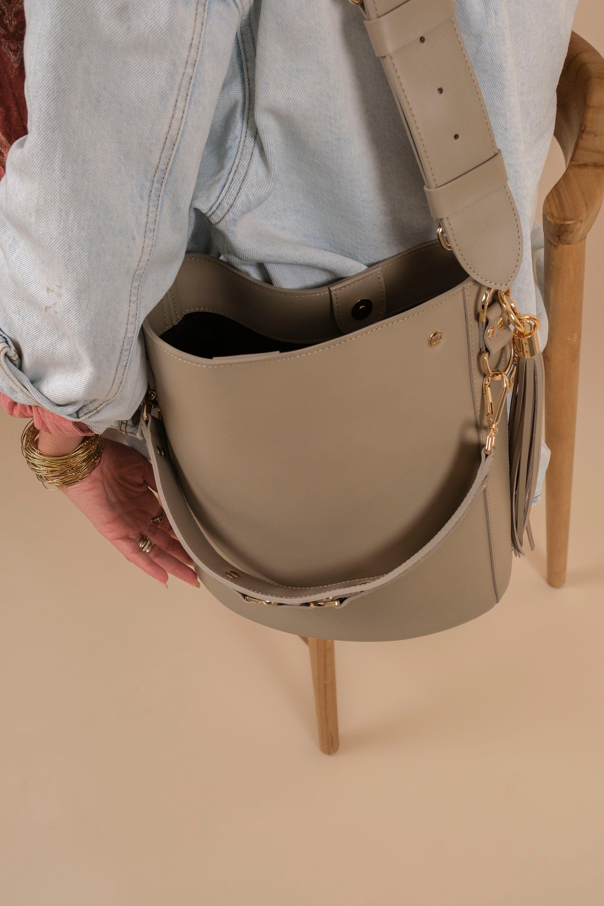 BigLove Cuir Tourterelle
