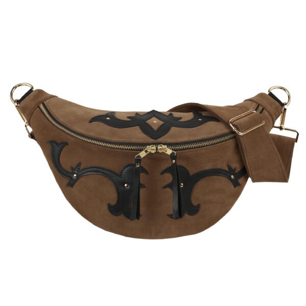 Banane Cuir - Calamity Double Trouble - Cacao / Panthère noire - Taille M