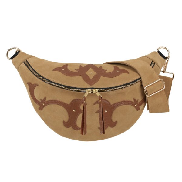 Banane Cuir - Calamity Double Trouble - Lion / Croco Caramel - Taille M