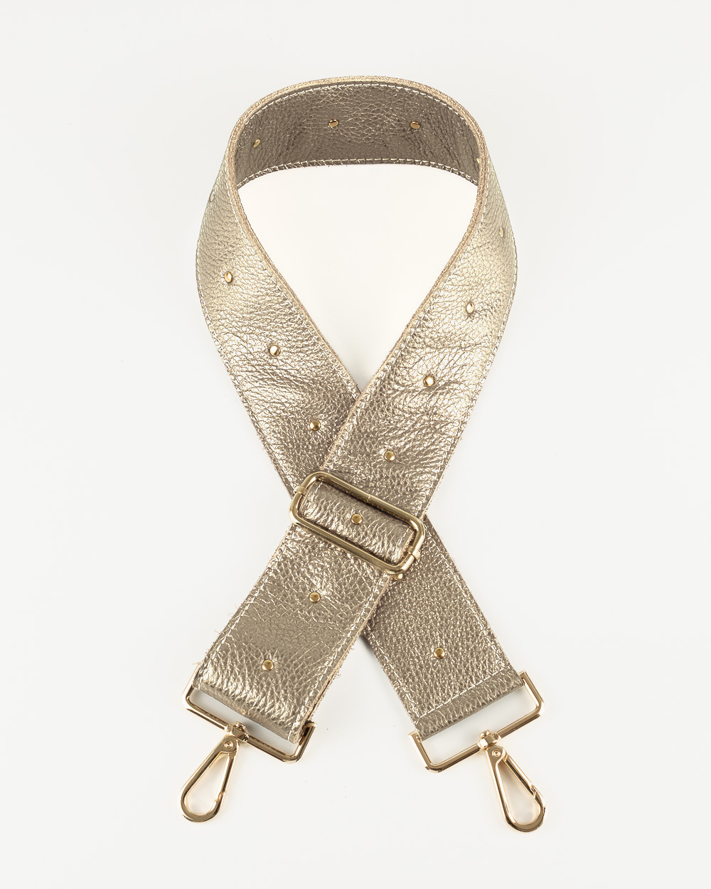 Sangle Cuir Champagne Grainé
